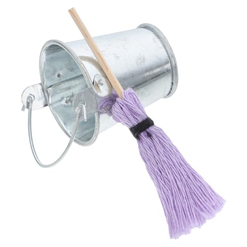 GALPADA Miniatur Puppenhaus Mop und Eimer Handgefertigt Authentisch Kleines Reinigungszubehör für DIY Bastelprojekte Vielseitige Dekoration für Puppenhaus und Fotoaufnahmen Kompakte GALPADA Miniatur Puppenhaus Mop und Eimer Handgefertigt Authentisch Kleines Reinigungszubehör für DIY Bastelprojekte Vielseitige Dekoration für Puppenhaus und Fotoaufnahmen Kompakte von GALPADA