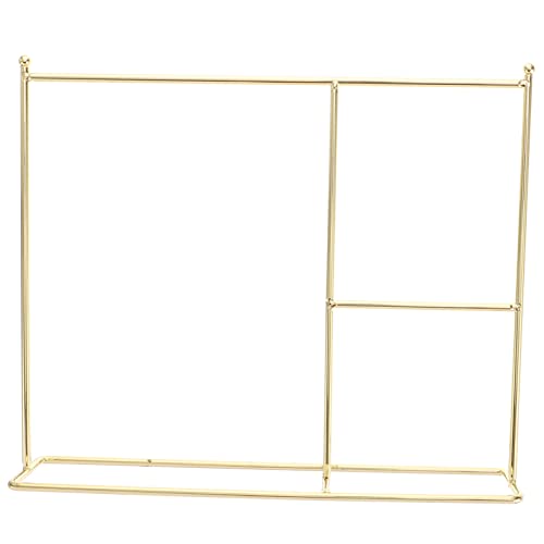 GALPADA Miniatur Puppenkleiderständer aus Eleganter Kleiderorganizer für Puppenhaus Goldfarbener Kleiderbügel für Puppenbekleidung GALPADA Miniatur Puppenkleiderständer aus Eleganter Kleiderorganizer für Puppenhaus Goldfarbener Kleiderbügel für Puppenbekleidung von GALPADA