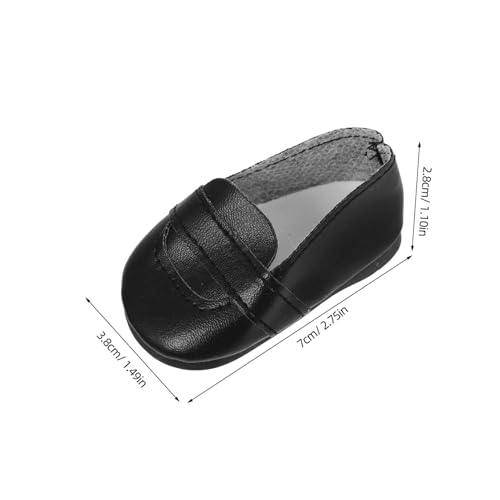 GALPADA Miniatur Puppenschuhe Sichere Vielseitige Schuhe für Mädchenpuppen Dekorative Accessoires für Puppenhaus für Sammler und Rollenspiele Kindgerechtes von GALPADA