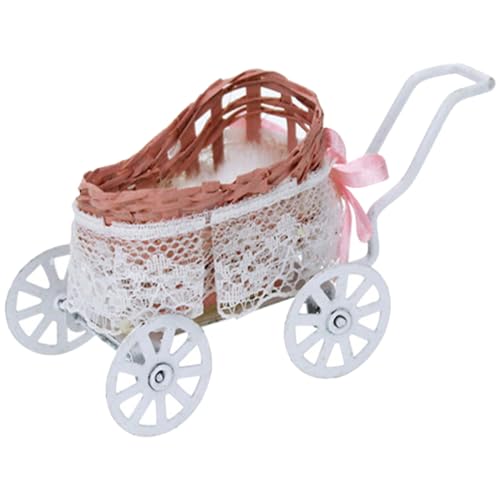 GALPADA Miniatur Puppenwagen Metalllegierung Realistisches Puppenhauszubehör für Kreative zum Dekorieren Miniaturhaus GALPADA Miniatur Puppenwagen Metalllegierung Realistisches Puppenhauszubehör für Kreative zum Dekorieren Miniaturhaus von GALPADA