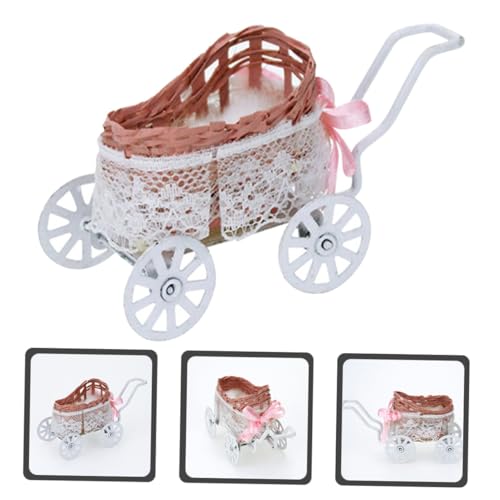 GALPADA Miniatur Puppenwagen Mini Babywagen Miniaturmöbel Miniatur Kinderwagen für Puppenhaus Dekoration Geschenk Geburtstag GALPADA Miniatur Puppenwagen Mini Babywagen Miniaturmöbel Miniatur Kinderwagen für Puppenhaus Dekoration Geschenk Geburtstag von GALPADA