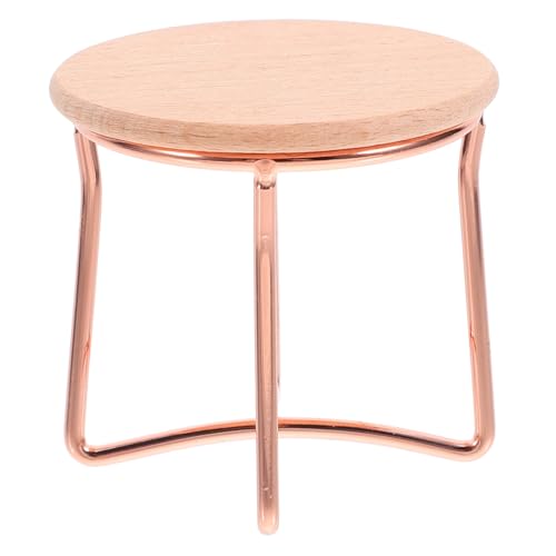 GALPADA Miniatur Runder Tisch Realistisch Gestaltetes Puppenmöbel Langlebig und Detailreich für Miniaturhäuser und Bastelprojekte von GALPADA