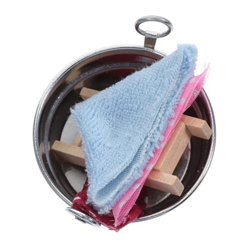 GALPADA Miniatur Waschwanne mit Waschbrett Puppenhaus Zubehör Mini Haus Dekoration für Basteln und Badezimmer Accessoire GALPADA Miniatur Waschwanne mit Waschbrett Puppenhaus Zubehör Mini Haus Dekoration für Basteln und Badezimmer Accessoire von GALPADA