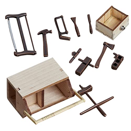GALPADA Miniatur Werkzeugschrank Teiliges Dekoratives Puppenhauszubehör Realistisches Mini Tool Cabinet für Ergänzung für Puppenhaus Schlafzimmer Wohnzimmer und Küche GALPADA Miniatur Werkzeugschrank Teiliges Dekoratives Puppenhauszubehör Realistisches Mini Tool Cabinet für Ergänzung für Puppenhaus Schlafzimmer Wohnzimmer und Küche von GALPADA