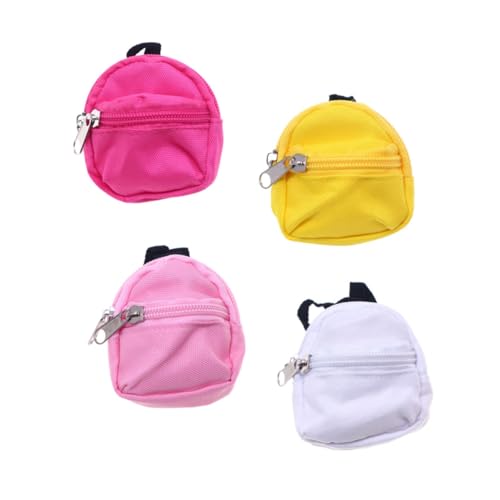 GALPADA Miniatur-puppenhaustasche: 4-teiliger Realistischer Kleiner Rucksack Für Puppen Im Maßstab 1/6 Zum Fotografieren Von Mikrolandschaften Und Kreativen Dekorationen von GALPADA