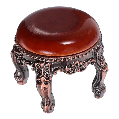 GALPADA Miniaturhocker Puppenhaus Dekoration Detailreiche Miniaturmöbel Figur Geeignet als Wohnzimmerschmuck und Foto Requisite für Kinderzimmer und Miniaturlandschaften von GALPADA