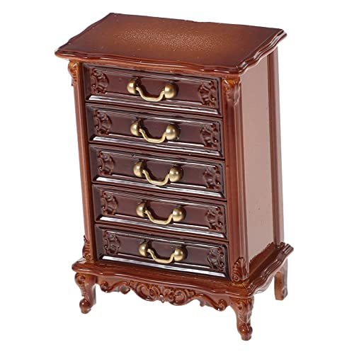 GALPADA Miniaturschrank Für Puppenhaus Hochwertiges Für Mini Dekoration Exquisite Details Und Langlebiges Material DIY Möbelanordnung GALPADA Miniaturschrank Für Puppenhaus Hochwertiges Für Mini Dekoration Exquisite Details Und Langlebiges Material DIY Möbelanordnung von GALPADA