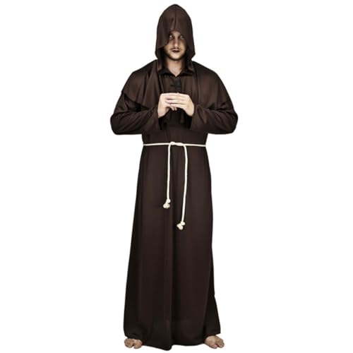 GALPADA Halloween-kostüm-set Mönchs-zauberer Cosplay Mönchsuniform Mönchskostüm Priesterkostüm Zaubereruniform Cosplay-anzug Halloween-ankleide Größe Farbe GALPADA Halloween-kostüm-set Mönchs-zauberer Cosplay Mönchsuniform Mönchskostüm Priesterkostüm Zaubereruniform Cosplay-anzug Halloween-ankleide Größe Farbe von GALPADA