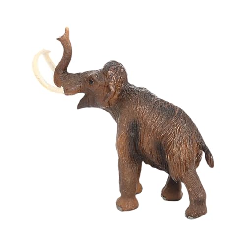 GALPADA Modell Realistisches Tierspielzeug Weiche Tiere Antike Simulation Wollige Pelzige Große Spielzeugfigur Prähistorisches Tierfigurenmodell Simuliertes Tiermodell PVC von GALPADA