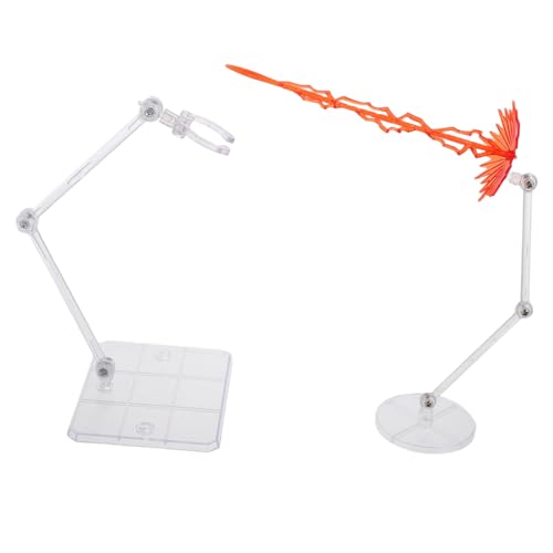 GALPADA Modell energieeffekt Display mit Haltern Rotes LED actionfigur ständer Kompatibel für Gundam Modelle Transparente Basis für Sammler und Modellbau enthusiasten GALPADA Modell energieeffekt Display mit Haltern Rotes LED actionfigur ständer Kompatibel für Gundam Modelle Transparente Basis für Sammler und Modellbau enthusiasten von GALPADA