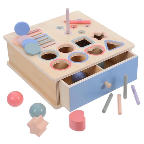 GALPADA Montessori Holzspielzeug Jahre Farb und Formsortierbox Motorikförderndes Lernspielzeug mit Bauklötzen Kognitive Entwicklung Kreatives Vorschulspiel für Kleinkinder Jungen Mädchen GALPADA Montessori Holzspielzeug Jahre Farb und Formsortierbox Motorikförderndes Lernspielzeug mit Bauklötzen Kognitive Entwicklung Kreatives Vorschulspiel für Kleinkinder Jungen Mädchen von GALPADA
