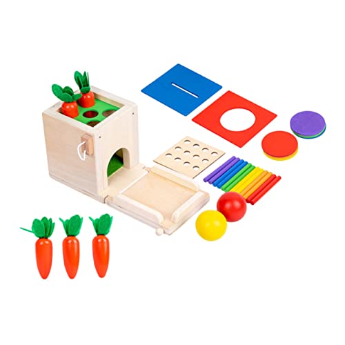 GALPADA Montessori Sensorisches Holzspielzeug Farbiges Steckspiel Pädagogisches Motorikspielzeug für Kleinkinder Jungen Mädchen Konzentration und Hand Auge Koordination Fördern GALPADA Montessori Sensorisches Holzspielzeug Farbiges Steckspiel Pädagogisches Motorikspielzeug für Kleinkinder Jungen Mädchen Konzentration und Hand Auge Koordination Fördern von GALPADA