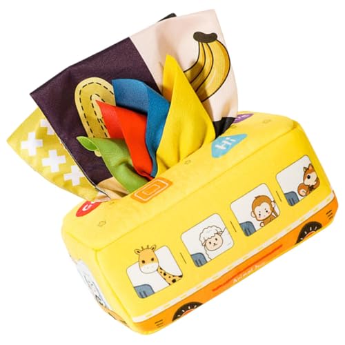 GALPADA Montessori Tissue Box Bunt Sicherer Stoffboxerziehspielzeug Ab Monaten für Kleinkinder Motorische Entwicklung Visuelle Stimulation Kindergarten Geeignet GALPADA Montessori Tissue Box Bunt Sicherer Stoffboxerziehspielzeug Ab Monaten für Kleinkinder Motorische Entwicklung Visuelle Stimulation Kindergarten Geeignet von GALPADA