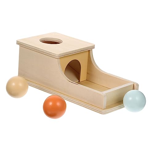 GALPADA Motorisches Holzspielzeug Coin Box zur Feinmotorik und Hand Auge Koordination Pädagogisches Lernspielzeug für Kleinkinder Jahre von GALPADA