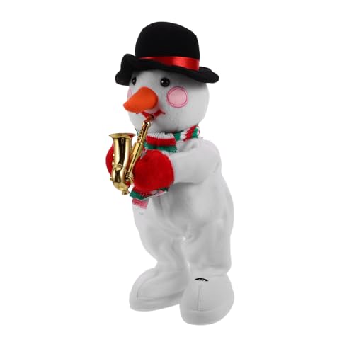 GALPADA Musikalischer Elektrischer Schneemann Plüschtier Weihnachtsfigur Singend Tanzend Festliche Dekoration für Zuhause Büro GALPADA Musikalischer Elektrischer Schneemann Plüschtier Weihnachtsfigur Singend Tanzend Festliche Dekoration für Zuhause Büro von GALPADA