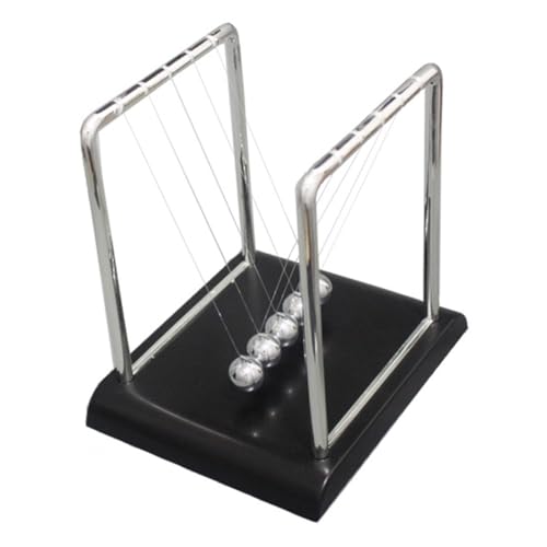 GALPADA Newton Pendelball aus Metall Dekoratives Ornament für Schreibtisch Physikalisches Lernspielzeug Balance und für Büro und Zuhause von GALPADA