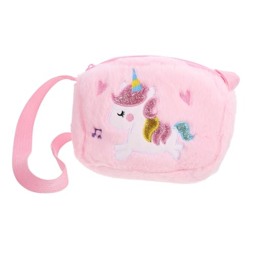 GALPADA Niedliche Einhorn Schultertasche für Mädchen Flauschige Plüsch Crossbody Umhängetasche Vielseitige Geldbörse und Aufbewahrungstasche für Handy Münzen und Kleine Gegenstände Rosa GALPADA Niedliche Einhorn Schultertasche für Mädchen Flauschige Plüsch Crossbody Umhängetasche Vielseitige Geldbörse und Aufbewahrungstasche für Handy Münzen und Kleine Gegenstände Rosa von GALPADA