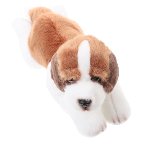 GALPADA Niedlicher Cartoon Hund Plüschtier Realistische Stoffhunde Figur Kuscheliges Tragbares Haustier für Mädchen Sofa Schlafzimmer Dekoration von GALPADA