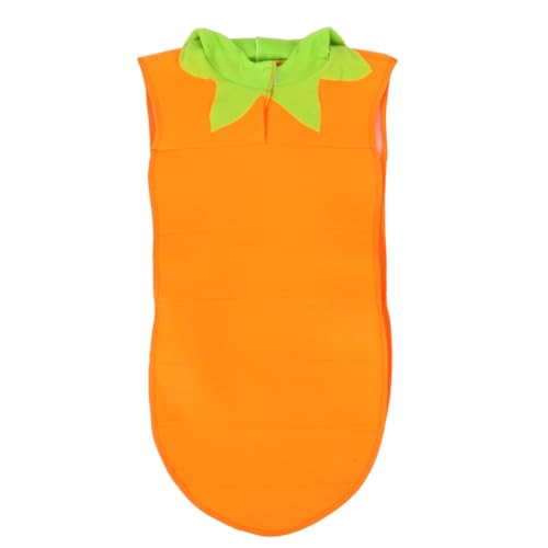 GALPADA Ostern Karotte Kostüm Junge Mädchen Gemüse Anzug Für Halloween Dress Up Party Rollenspiel Cosplay Kostüm Zubehör S von GALPADA