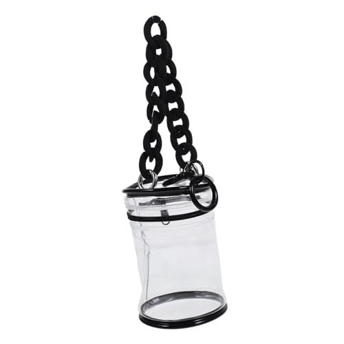 GALPADA PVC Transparente Puppentasche Tragbare Aufbewahrungstasche aus Stabilem PVC Praktischer Organizer für Mini Puppen und Sammlerstücke Staubdicht und Leicht zu Reinigen Kompakt für von GALPADA