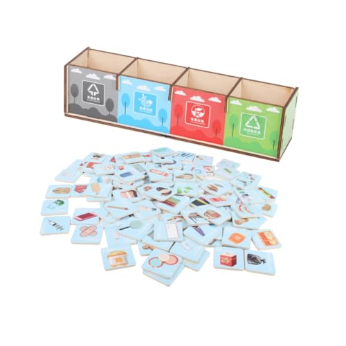 GALPADA Pädagogisches Müllsortierspiel für Buntes Lernspielzeug Beobachtung und Merkfähigkeit für Kindergarten und Grundschule GALPADA Pädagogisches Müllsortierspiel für Buntes Lernspielzeug Beobachtung und Merkfähigkeit für Kindergarten und Grundschule von GALPADA