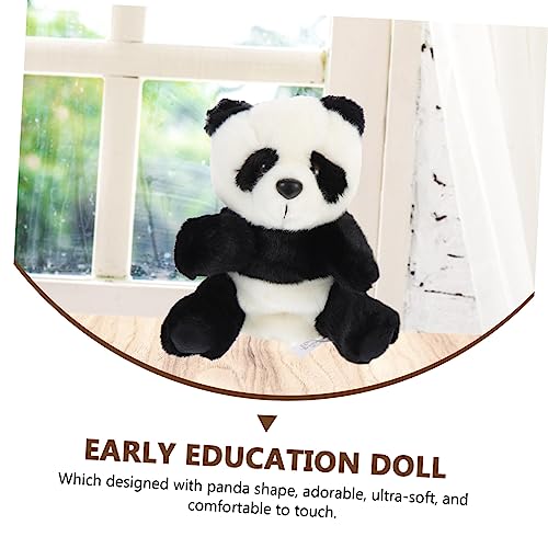 GALPADA Panda Handpuppe aus Weichem Plüsch Interaktives Kinderspielzeug für Rollenspiele Fördert Eltern Junge Mädchen Beziehung für Kindergarten und Zuhause Kreative Handpuppe für von GALPADA