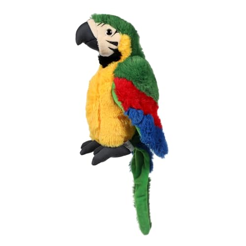GALPADA Papageienpuppe Plüschtiere Großer Ara Geburtstagsbaby Großer Vogel Süßes Geschenk Papagei Für Die Schulter Papageienspielzeug Papageienfigur Papageien Requisite von GALPADA