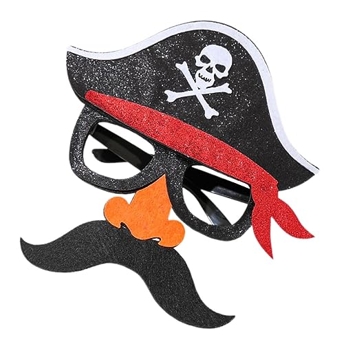 GALPADA Piratenmaske Mit Sonnenbrille Cosplay-zubehör Für Halloween Partys Leichte Bequeme Augenmaske Für Piratenkostüme GALPADA Piratenmaske Mit Sonnenbrille Cosplay-zubehör Für Halloween Partys Leichte Bequeme Augenmaske Für Piratenkostüme von GALPADA