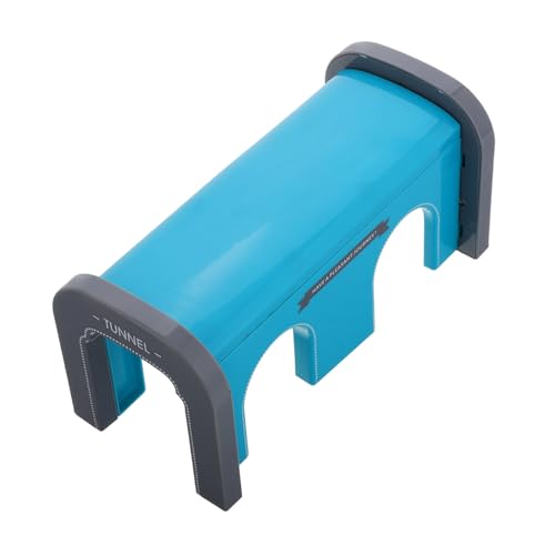 GALPADA Plastik Spieltunnel Eisenbahnzubehör Modellzug Erweiterung Kompatibel mit Zugschienen Wasserblau Multifunktional Kreativitätsfördernd für Familien Spielspaß von GALPADA