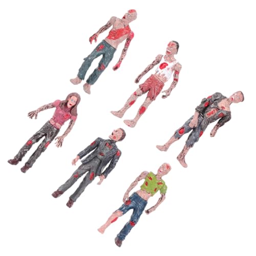 GALPADA Plastik Zombie Figuren Bewegliche Miniatur Modelle mit Lebensechtem Design Leichte Kunststoff Action Puppen für Horror Dekoration und Spiel für Partyspaß GALPADA Plastik Zombie Figuren Bewegliche Miniatur Modelle mit Lebensechtem Design Leichte Kunststoff Action Puppen für Horror Dekoration und Spiel für Partyspaß von GALPADA