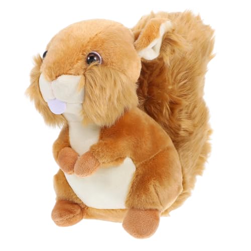 GALPADA Plüsch Eichhörnchen Kuscheltier mit Großem Weiches Sofa Deko Stofftier Langlebiges Cartoon für Wohnzimmer Schlafzimmer Party und GALPADA Plüsch Eichhörnchen Kuscheltier mit Großem Weiches Sofa Deko Stofftier Langlebiges Cartoon für Wohnzimmer Schlafzimmer Party und von GALPADA