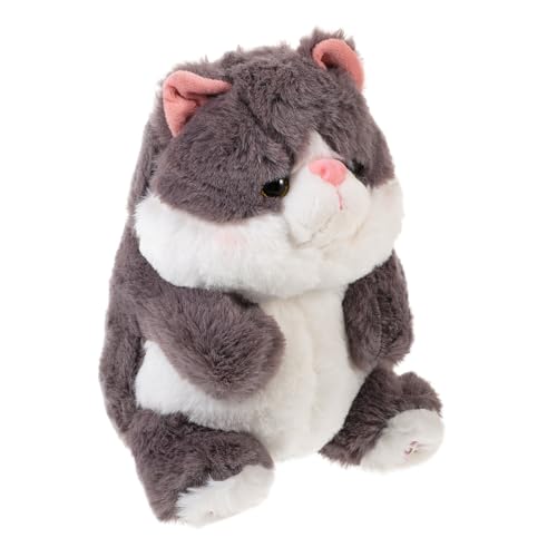 GALPADA Plüsch Katze Kuscheltier Weiches Stofftier Ausgestopftes Tier Plüschspielzeug für Mädchen Teens Kuschelkissen Sofa Schlafzimmer Dekoration von GALPADA