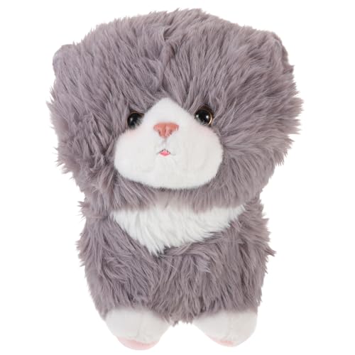 GALPADA Plüsch Katzen Kuscheltier Weiches Kreatives Katzenmotiv Plüschtier Kissen für Geschenkidee und Wohnaccessoire Handliches Stofftier für Mädchen und Familien von GALPADA
