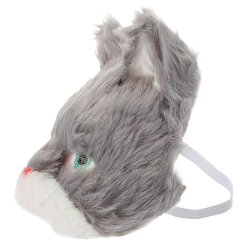 GALPADA Plüsch Katzenmaske mit Elastischem Band Realistische Tiermaske aus PVC und Plüsch für Karneval Halloween Maskenball Cosplay und Partydekorationen GALPADA Plüsch Katzenmaske mit Elastischem Band Realistische Tiermaske aus PVC und Plüsch für Karneval Halloween Maskenball Cosplay und Partydekorationen von GALPADA