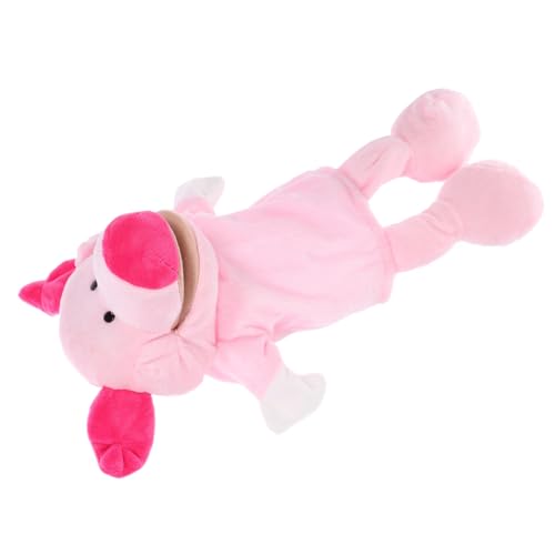 GALPADA Plüsch Schwein Handpuppe Kuscheltier Interaktive Tierhandpuppe für Geschichten Erzählen und Frühkindliche Bildung Weiches Material für Spiel und Unterricht von GALPADA