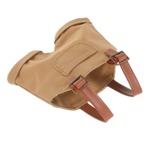 GALPADA Plüschspielzeug Overalls aus Weicher Baumwolle Austauschbare Puppenkleidung Kleine Tierbekleidung Jeans Latzhose für Kuscheltier Puppenbekleidungszubehör in Khaki von GALPADA