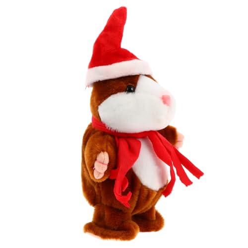 GALPADA Plüschtier Hamster Für Plüsch Pädagogisches Kinderspielzeug Elektrisches Hamster Braun GALPADA Plüschtier Hamster Für Plüsch Pädagogisches Kinderspielzeug Elektrisches Hamster Braun von GALPADA