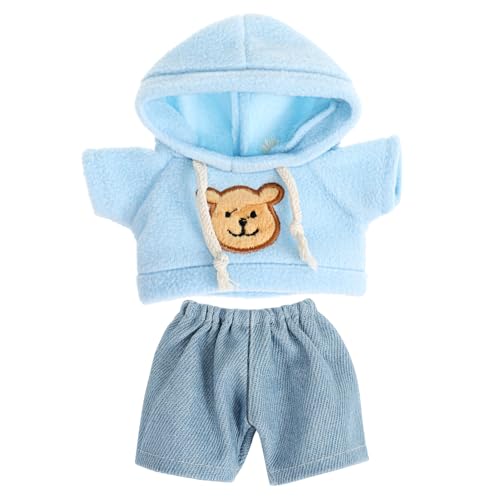GALPADA Plüschtier Stofftiere Zubehör Anziehzubehör Bärenpuppenkleidung Stofftierkleidung Mini-Bär-Puppenkleidung dekoratives Puppendekor Puppenkostüm für Plüschbärenbekleidung von GALPADA
