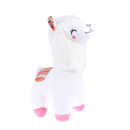 GALPADA Plüschtier Weihnachtsschmuck Das Tier Weihnachten Für Babys Dekorationen Puppe Schmuckpuppe Plüsch Gefüllte Baumwolle Weiß von GALPADA