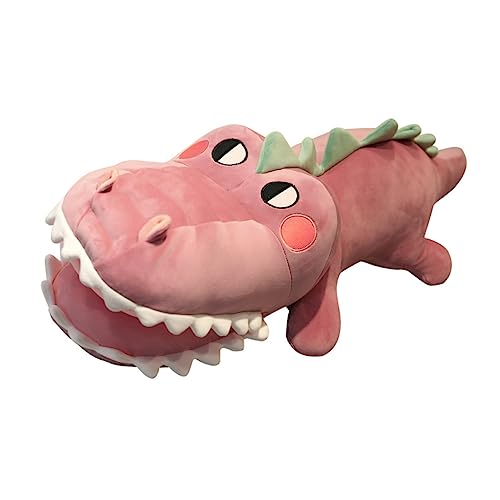 GALPADA Plüschtier für kinderspielzeug Lustiges Safe Toy Fun Toy Toys Plüsch-Krokodil-Puppenspielzeug Kuscheltierpuppe für den Haushalt PP Baumwolle rot von GALPADA