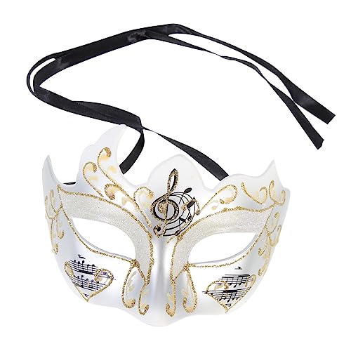 GALPADA Polygonale Notenmaske Cosplay-Maske Maskendekoration frauen-halloween halloween dekoration halloween-dekoration Kostüm Party Maske Maskerade Maske Requisit Plastik Weiß GALPADA Polygonale Notenmaske Cosplay-Maske Maskendekoration frauen-halloween halloween dekoration halloween-dekoration Kostüm Party Maske Maskerade Maske Requisit Plastik Weiß von GALPADA