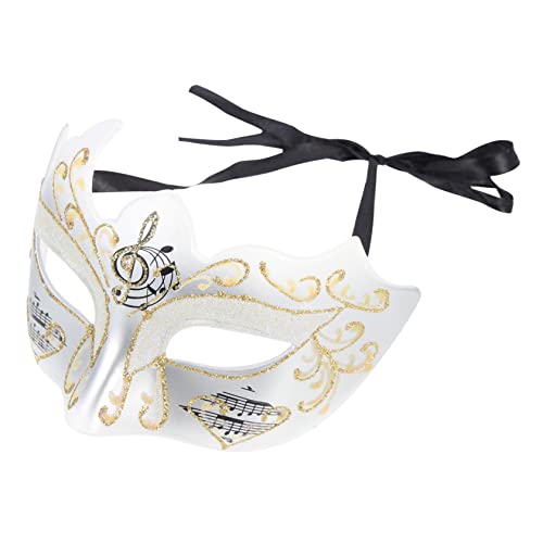 GALPADA Polygonale Notenmaske Spitze Maskerade Streich Masken Halloween-halbmaske Festival-augenkostüm Männer Gesichtsmaske Frauen-halloween Maskerade Für Maskiert Weiß Plastik GALPADA Polygonale Notenmaske Spitze Maskerade Streich Masken Halloween-halbmaske Festival-augenkostüm Männer Gesichtsmaske Frauen-halloween Maskerade Für Maskiert Weiß Plastik von GALPADA
