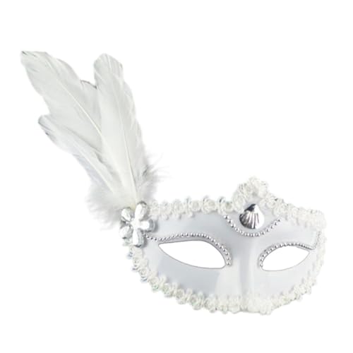GALPADA Prinzessinnenmaske Für Frauen Weiße Halloween Maske Für Karneval Fasching Und Kostümpartys Elegante Partymaske Für Cosplay Und Maskerade Veranstaltungen GALPADA Prinzessinnenmaske Für Frauen Weiße Halloween Maske Für Karneval Fasching Und Kostümpartys Elegante Partymaske Für Cosplay Und Maskerade Veranstaltungen von GALPADA