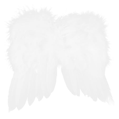 GALPADA Puppen-Foto-Requisiten Flügel Zubehör realistisch Angel Engels spilzeug Toy Dolls Engelhafte Puppenausstattung Puppen dekoringe Toys игрушки Mini-Wing-Modelle Feder Weiß von GALPADA