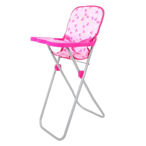 GALPADA Puppen Hochstuhl Für Babypuppen Hochstuhl Im Design Kompatibel Mit Verschiedenen Puppenarten Für Kreatives Rollenspiel Und Fantasievolles von GALPADA