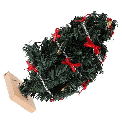 GALPADA Puppenhaus Deko Leichter Mini Tannenbaum für Tisch und Mikro Landschaft Festliche Weihnachtsdeko für Puppenhaus und Heim Atmosphäre GALPADA Puppenhaus Deko Leichter Mini Tannenbaum für Tisch und Mikro Landschaft Festliche Weihnachtsdeko für Puppenhaus und Heim Atmosphäre von GALPADA