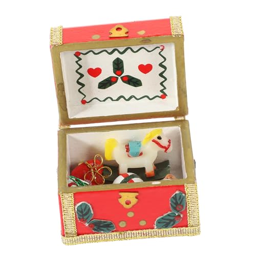 GALPADA Puppenhaus Dekoration Miniatur Landschaft Geschenkbox für DIY Puppenhaus Zubehör und Miniaturgarten Ornamente von GALPADA