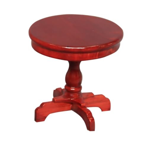 GALPADA Puppenhaus Möbel DIY Langlebig Kompakt Rot Wohnzimmertisch Puppenmöbel Modell Dekoration GALPADA Puppenhaus Möbel DIY Langlebig Kompakt Rot Wohnzimmertisch Puppenmöbel Modell Dekoration von GALPADA