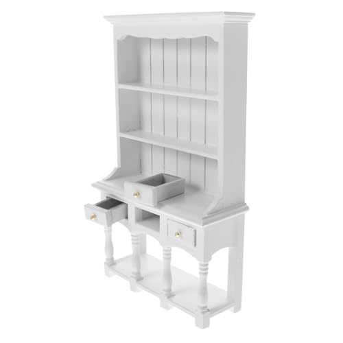 GALPADA Puppenhaus Möbel Kompakter Miniatur Schrank Modell für Spiel und Dekoration Leicht Platzsparend für Bastelfans und Puppenhaus Zubehör von GALPADA