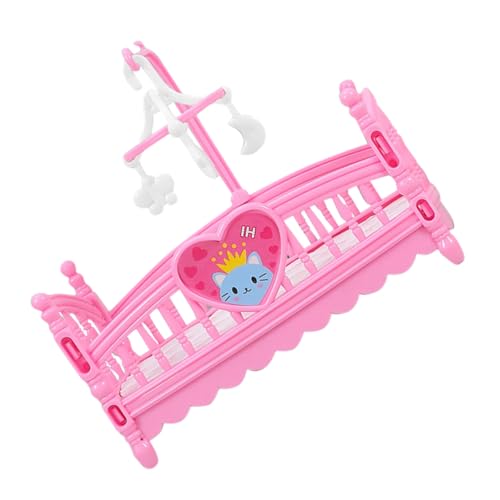 GALPADA Puppenhaus Möbel Set Cartoon Bett für Babypuppen Handgefertigtes Zubehör Ergonomisches Design für Kreative Spielstunden Puppenhaus Dekoration GALPADA Puppenhaus Möbel Set Cartoon Bett für Babypuppen Handgefertigtes Zubehör Ergonomisches Design für Kreative Spielstunden Puppenhaus Dekoration von GALPADA